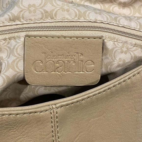 ***SOLD***. Charming Charlie Rhinestone Embellished Strapped Shoulder Bag - Picture 12 of 15